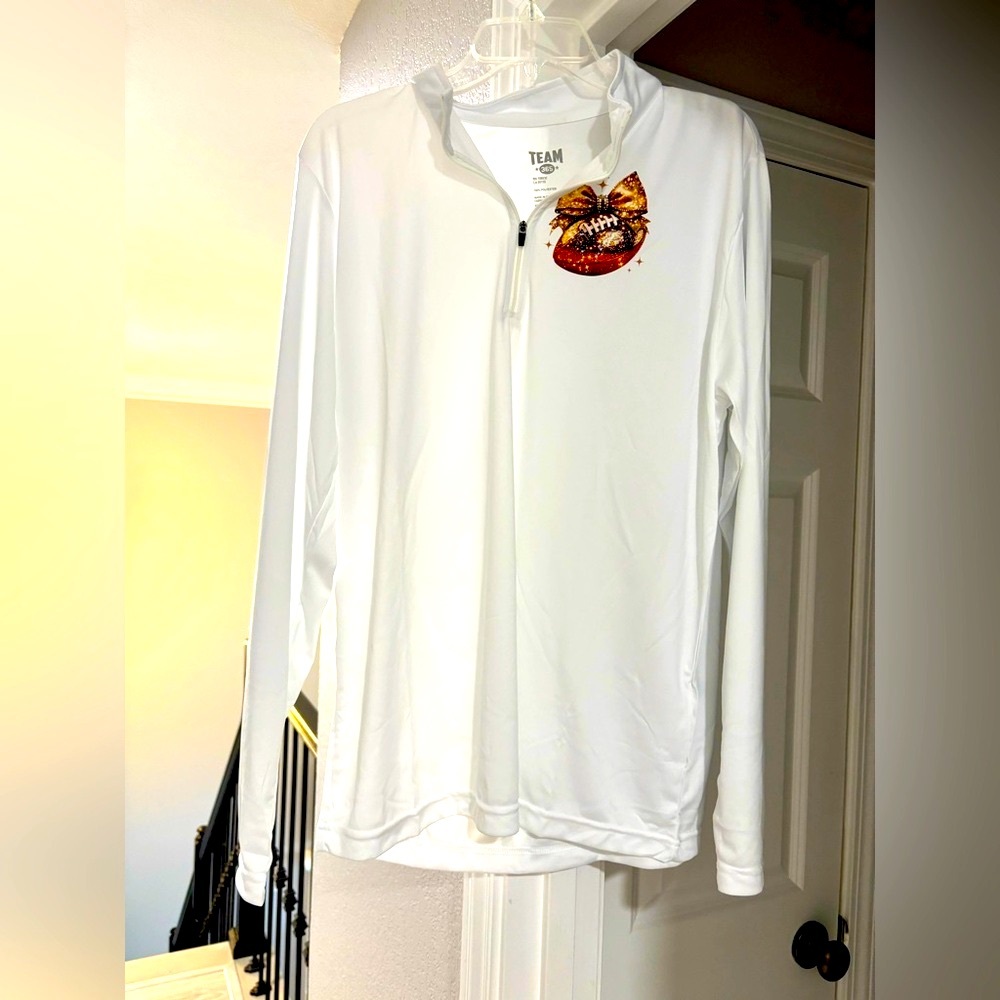 🎀🏈 The Cutest Girliest Football Shirt- Multiple Sizes Available